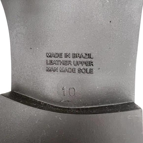 Duck Head Leather Sandals White Made in Brazil NWOT Size 10 - Picture 6 of 7